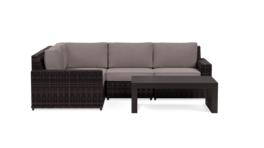 Yardbird® - Langdon Outdoor Small Sectional Set - Shale