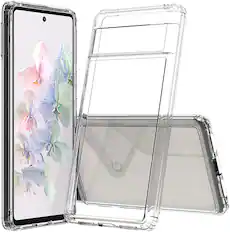 Front. Nakedcellphone - Clear Case for Google Pixel 7 - Clear.