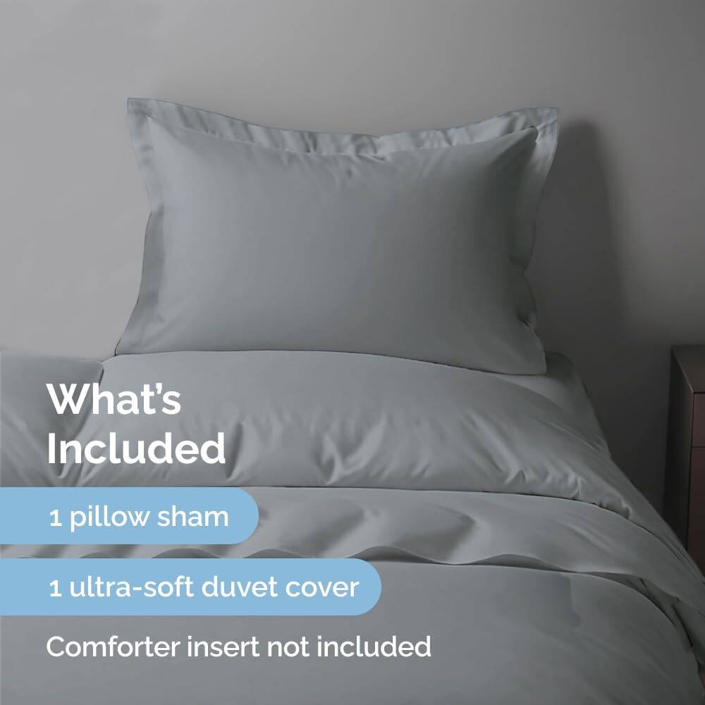 What's Included

1 pillow sham

1 ultra-soft duvet cover

Comforter insert not included
