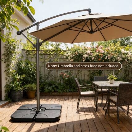 Note: Umbrella and cross base not included.