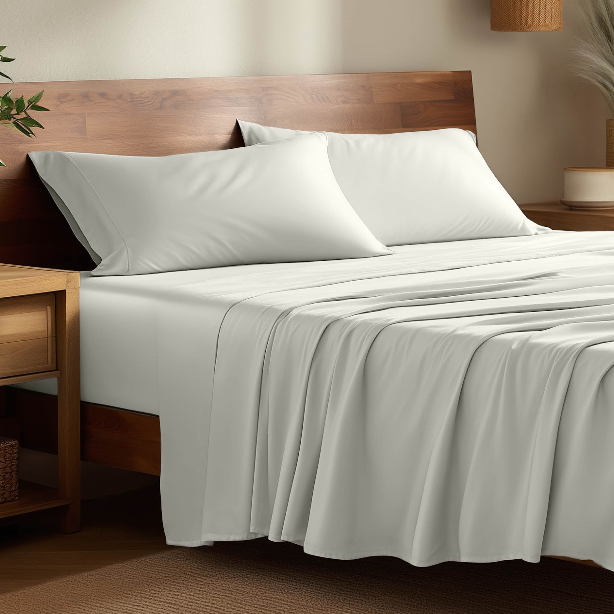 Bare Home - Bamboo Sheet Set - Cream