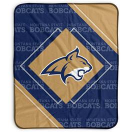 Pegasus - Montana State Bobcats 50" x 60" Diamond Logo Fleece Blanket - Multicolor