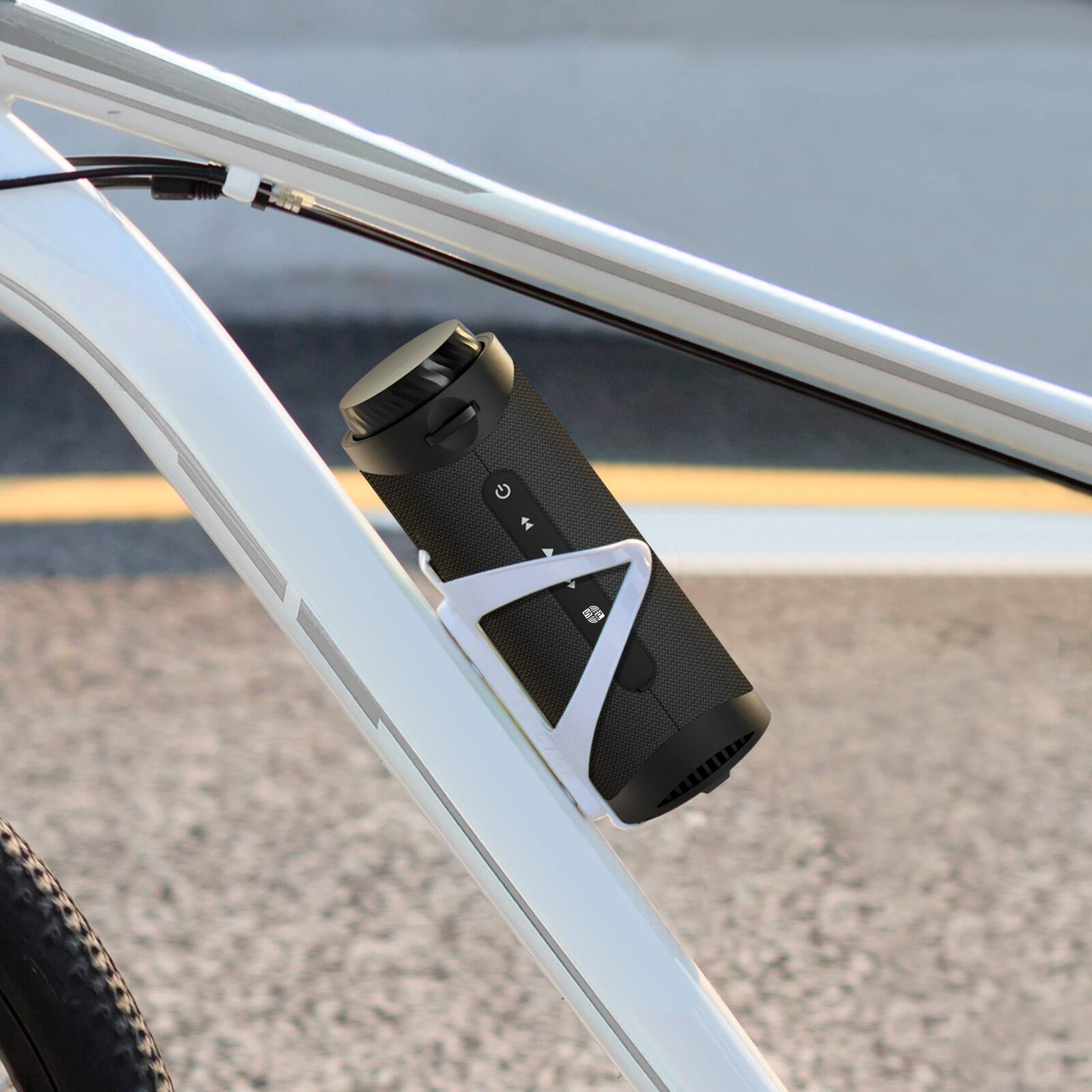 Alt View 11. Tronsmart - T7 Portable Bluetooth Speaker, 30W 360° Surround Sound, Deep Bass, IPX7 Waterproof, Custom EQ, 12H Playtime, TF Card - Black.