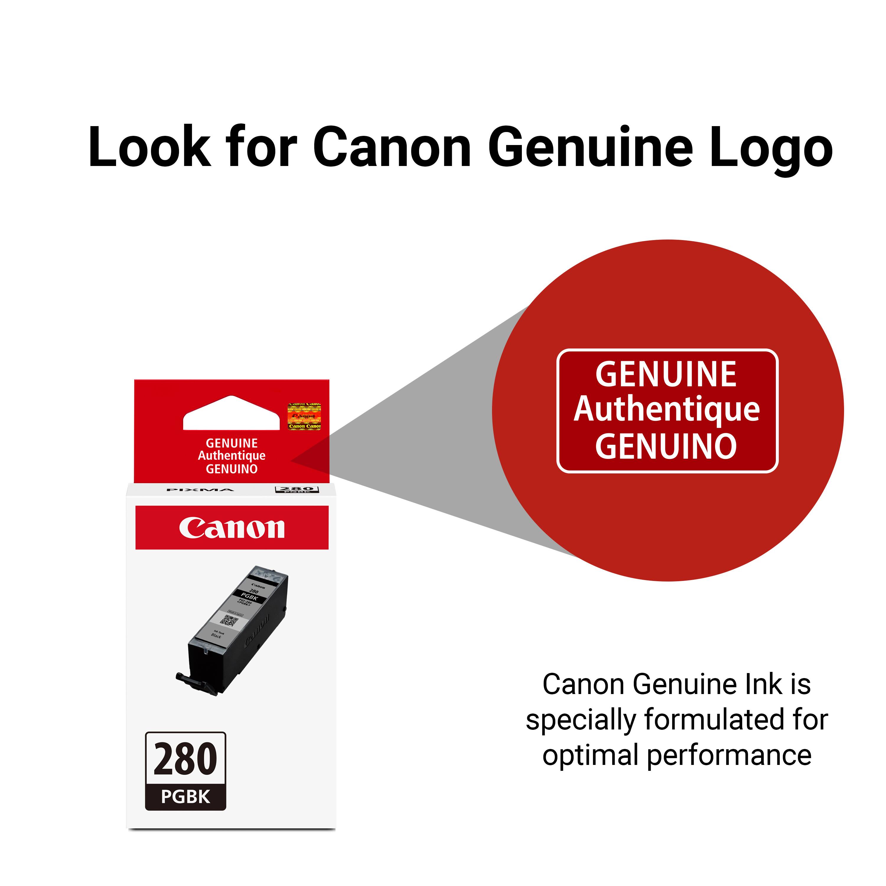 Look for Canon Genuine Logo

GENUINE Authentique GENUINO GENUINE Authentique GENUINO

Canon Genuine Ink is specially formulated for optimal performance