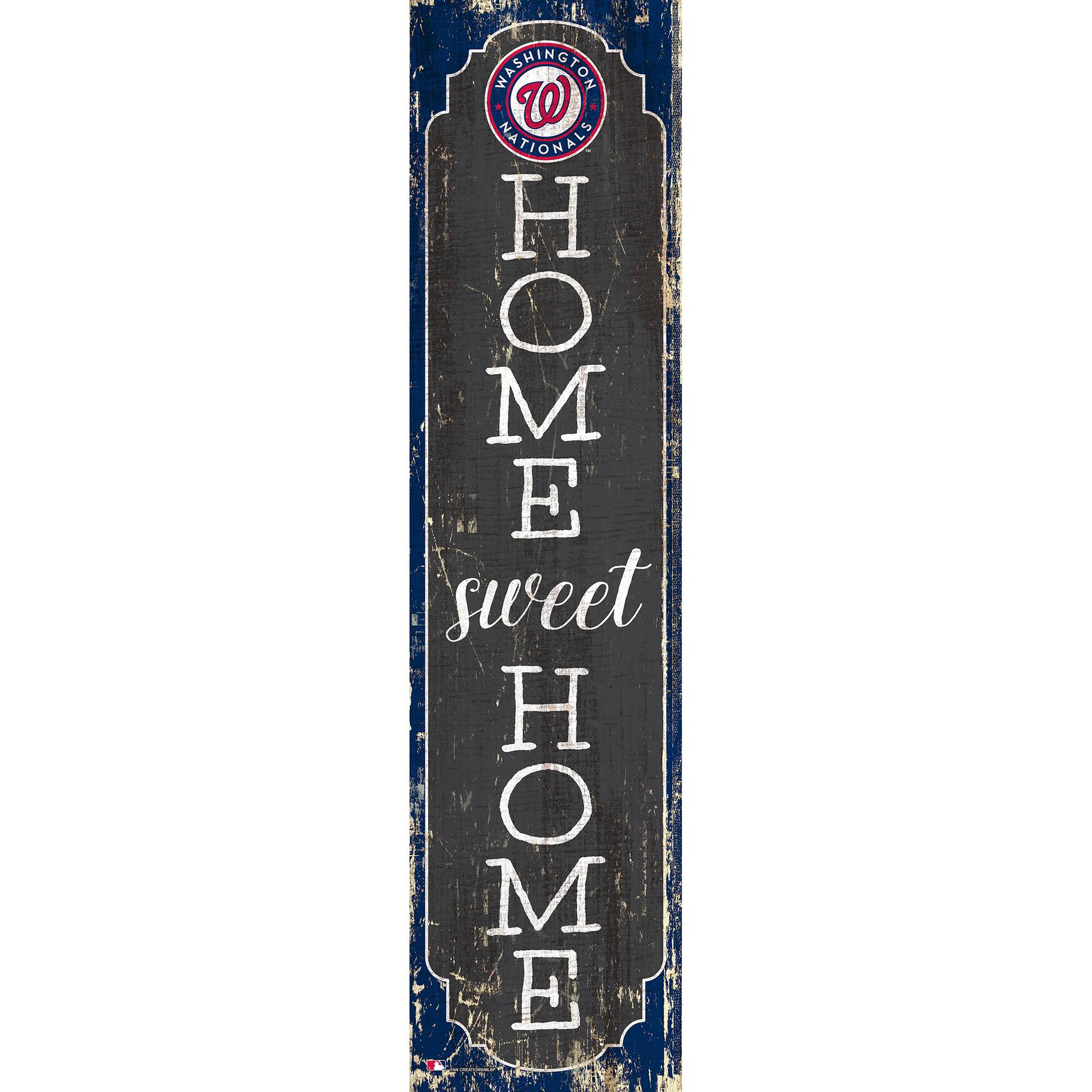 Washington Nationals 24" Home Sweet Home Leaner Sign