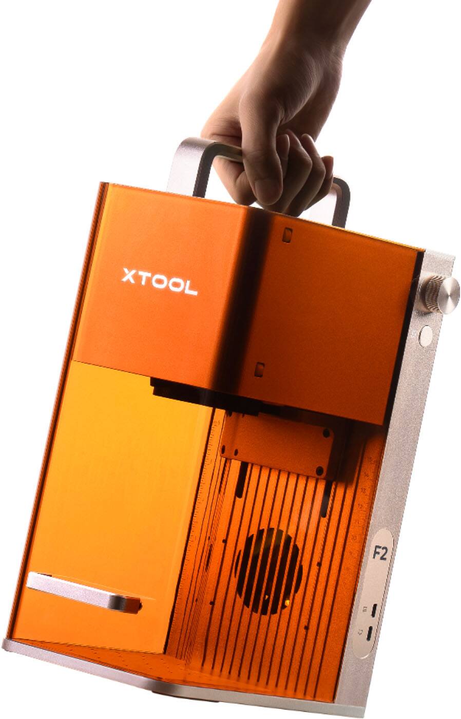 Alt View 1. xTool - F2 5W IR & 15W Diode Portable Dual Laser Engraver.