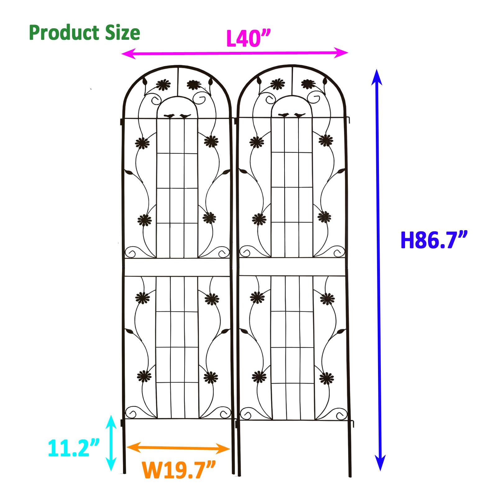 Product Size: L40" H86.7" W19.7" 11.2"