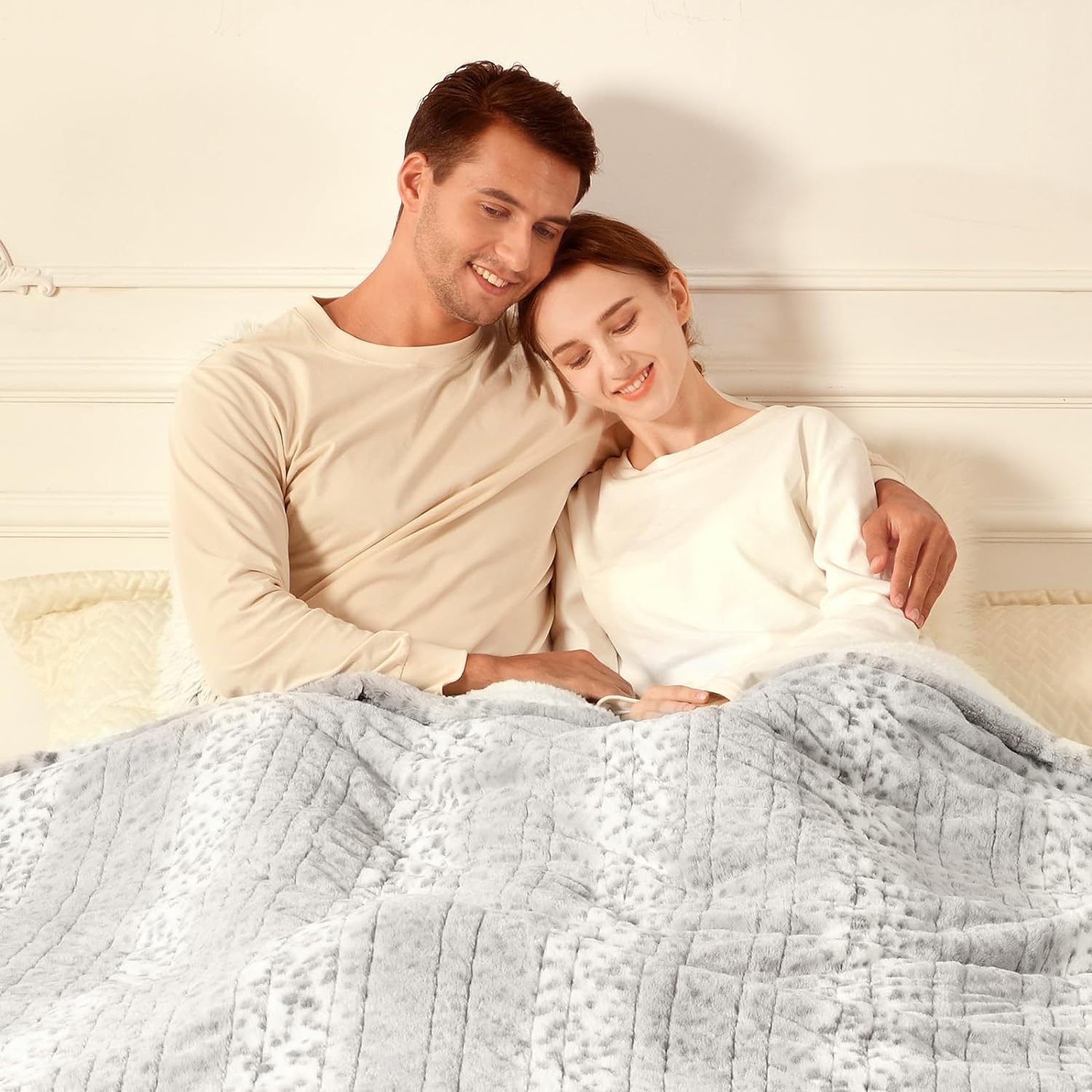 Snow Leopard Queen 84"x 90"