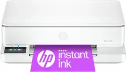 HP - Envy 6165e Wireless All-in-One Inkjet Printer with 6 months of Instant Ink included with HP+ - White - Front_Zoom