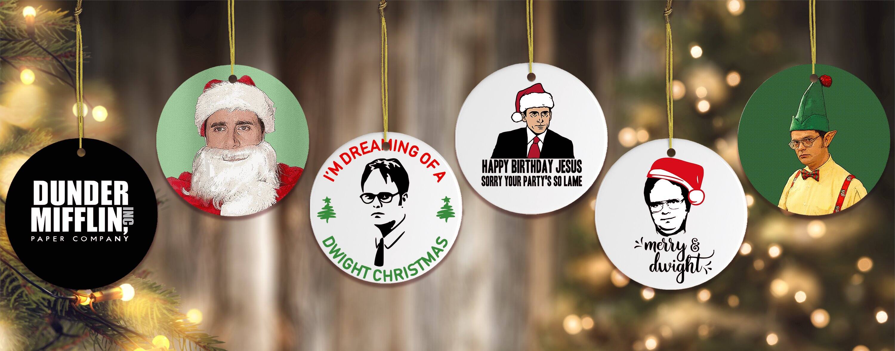 1. Dunder Mifflin Paper Company
2. I'm Dreaming of a Dwight Christmas
3. Happy Birthday Jesus, Sorry Your Party's So Lame
4. Merry & Dwight