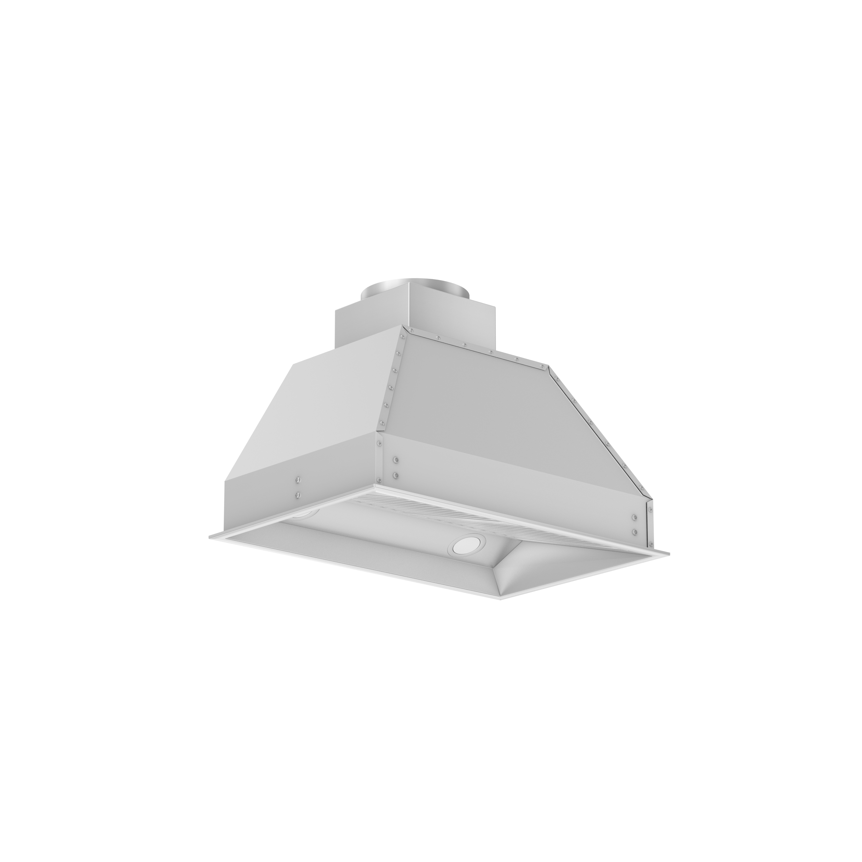 Alt View 1. ZLINE - 28 in. Ducted Wall Mount Range Hood Insert in Stainless Steel (698-28) (698-28) - Stainless steel.