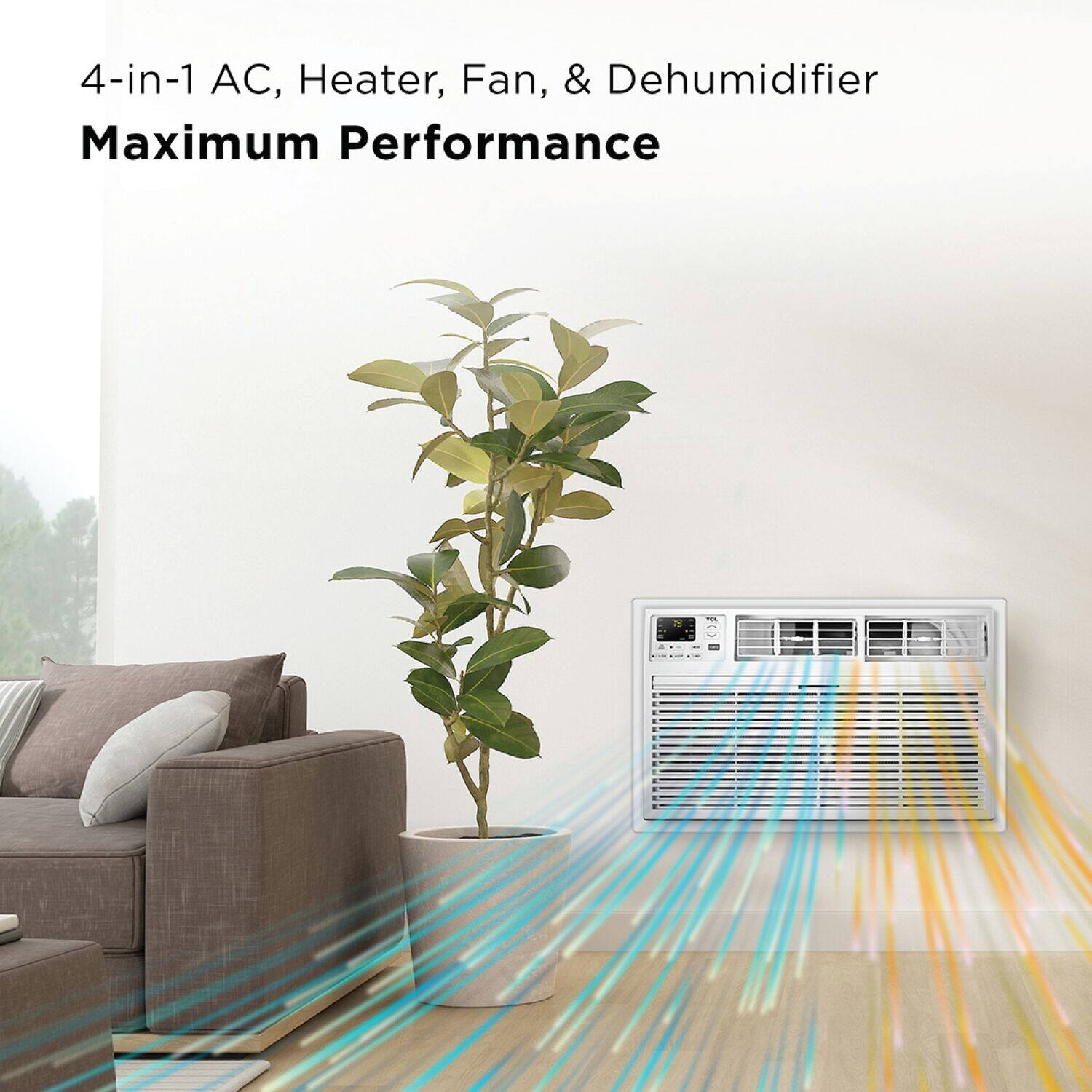 4-in-1 AC, Heater, Fan, & Dehumidifier Maximum Performance