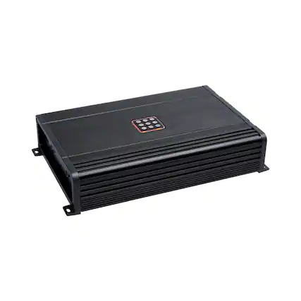 Front. Powerbass - PowerBass PBX-500.4 - 125Watt x 4 (4 ohm), 250Watt x 4 (2 ohm) Full Range Digital - Black/Gray.