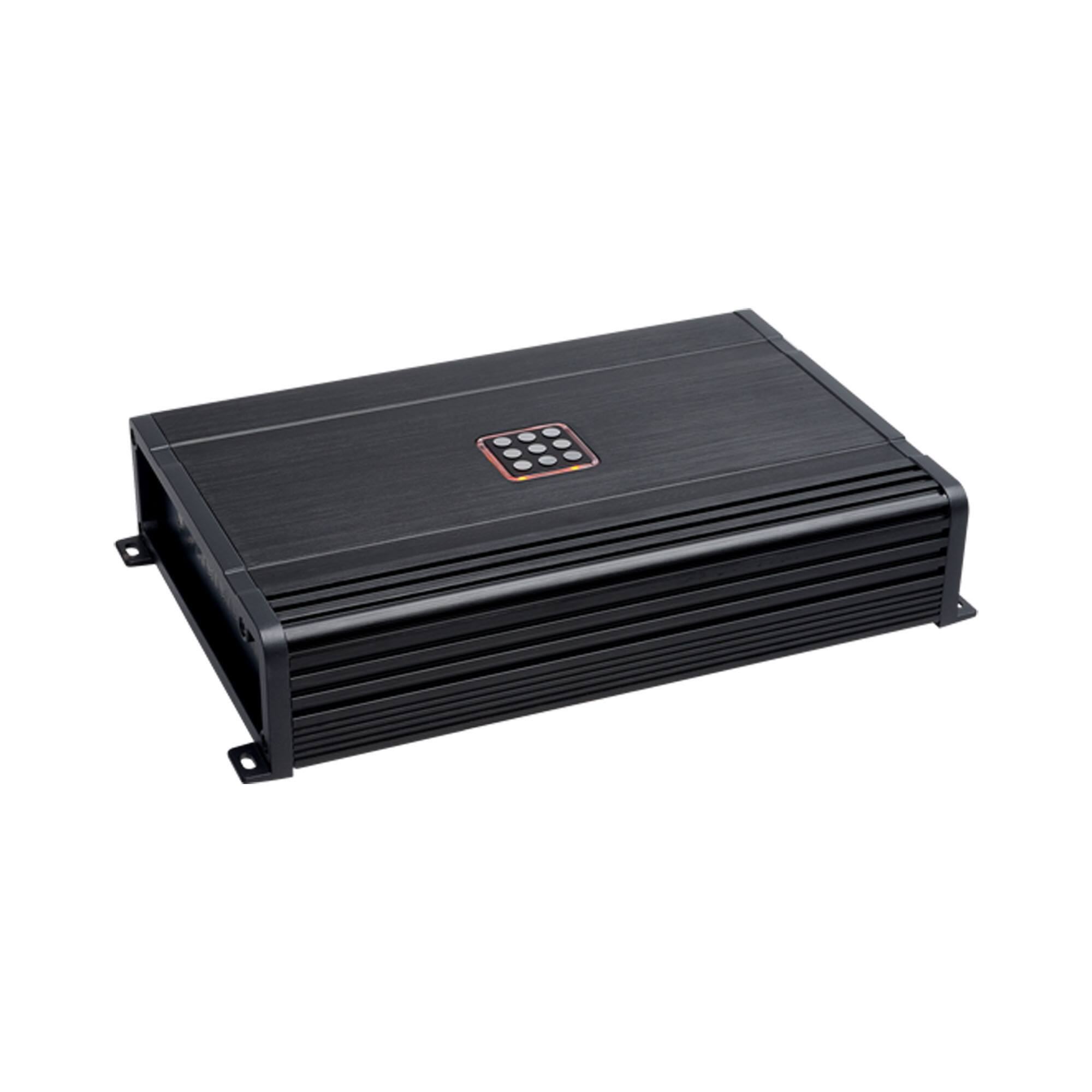 Front. Powerbass - PowerBass PBX-500.4 - 125Watt x 4 (4 ohm), 250Watt x 4 (2 ohm) Full Range Digital - Black/Gray.