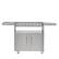 Angle. Coyote Outdoor Living - Coyote Outdoor Living cart For 36" CL or SL-Series Grill - Stainless Steel.