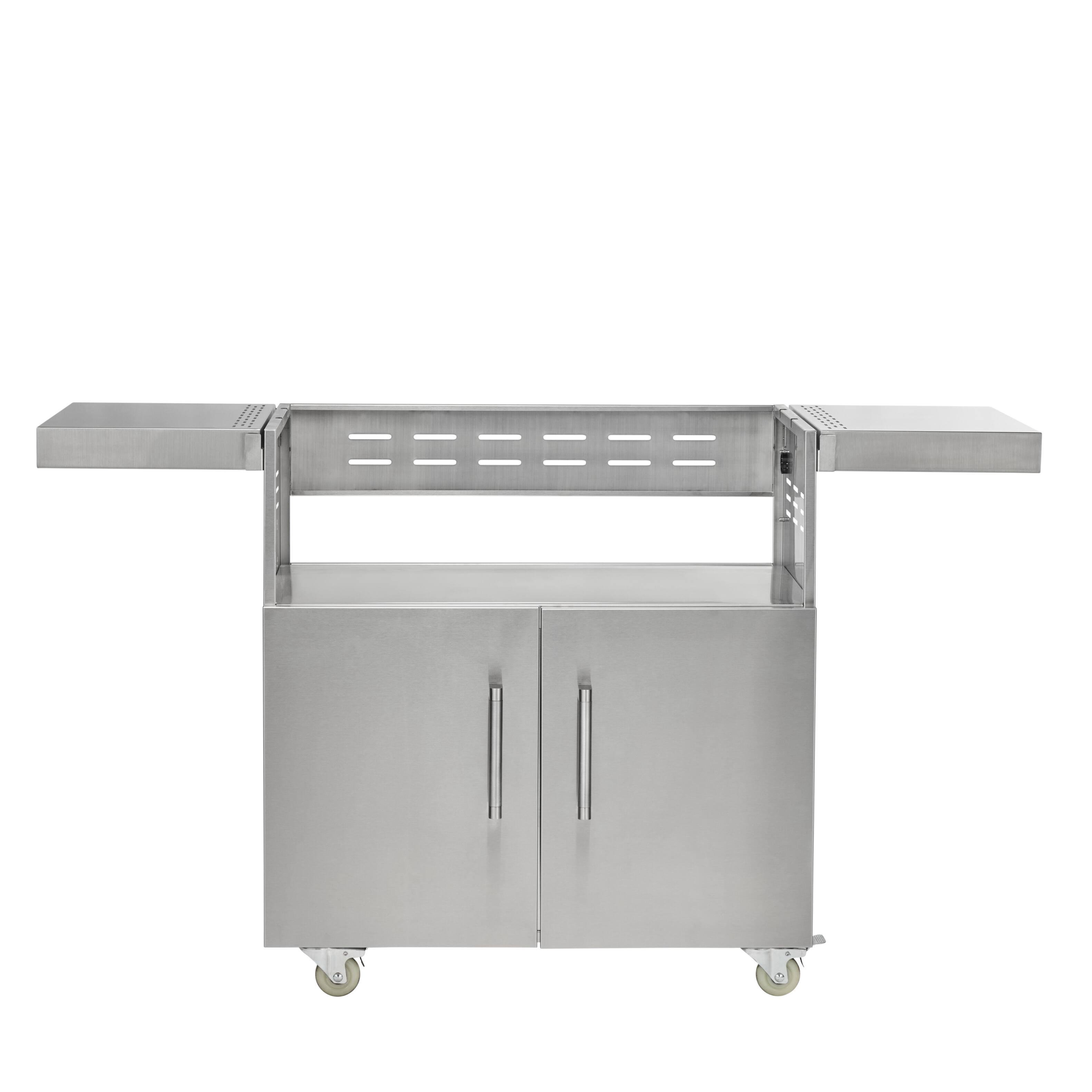 Angle. Coyote Outdoor Living - Coyote Outdoor Living cart For 36" CL or SL-Series Grill - Stainless Steel.