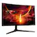 Alt View 4. Acer - Nitro 27” LCD FHD 1080P 280Hz 1m FreeSync Premium 1500R Curved Gaming Monitor with HDR (DisplayPort, HDMI) - Black.