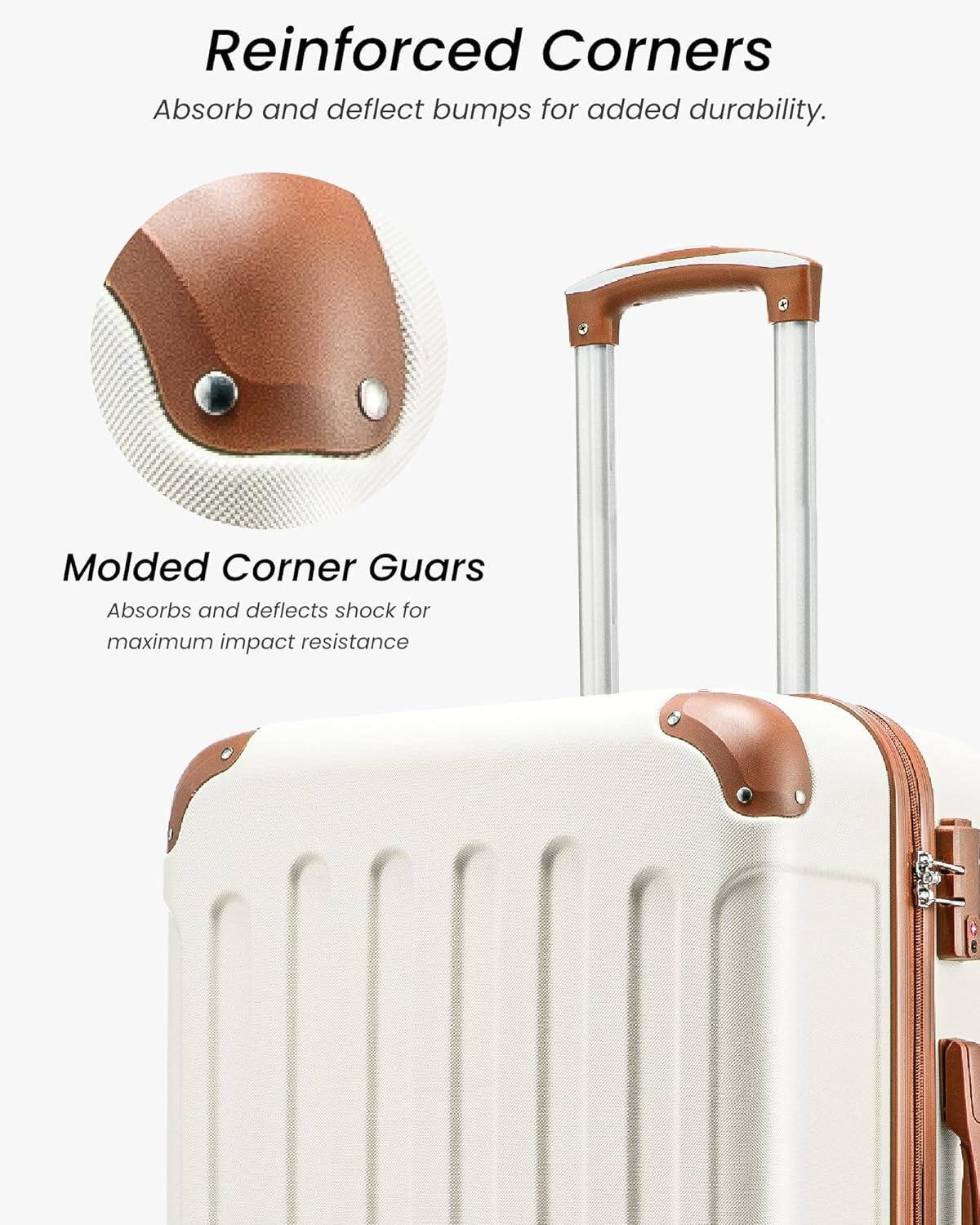 Reinforced Corners  
Absorb and deflect bumps for added durability.

Molded Corner Guards  
Absorbs and deflects shock for maximum impact resistance