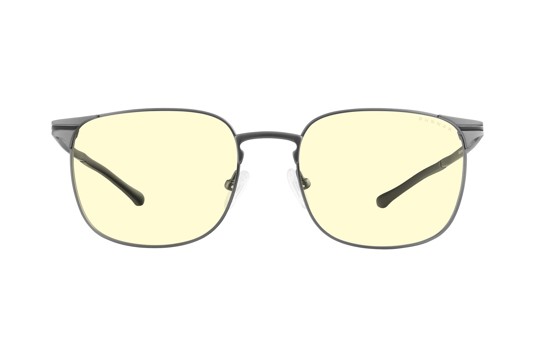 Alt View 4. GUNNAR - GUNNAR Computer Glasses  -  Monterey, Matte Gunmetal, Amber Lens - Blue Light Blocking, Relieve Dry Eye, Anti Glare - Gunmetal.