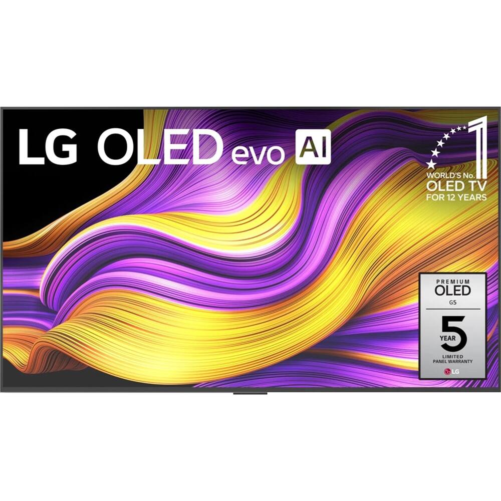 LG OLED evo AI  
WORLD'S No. 1 OLED TV FOR 12 YEARS  
PREMIUM OLED GS  
5 YEAR LIMITED PANEL WARRANTY  
LG