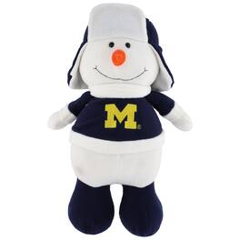 The Memory Company - Michigan Wolverines 14.5" Chilly Snowman - Multicolor