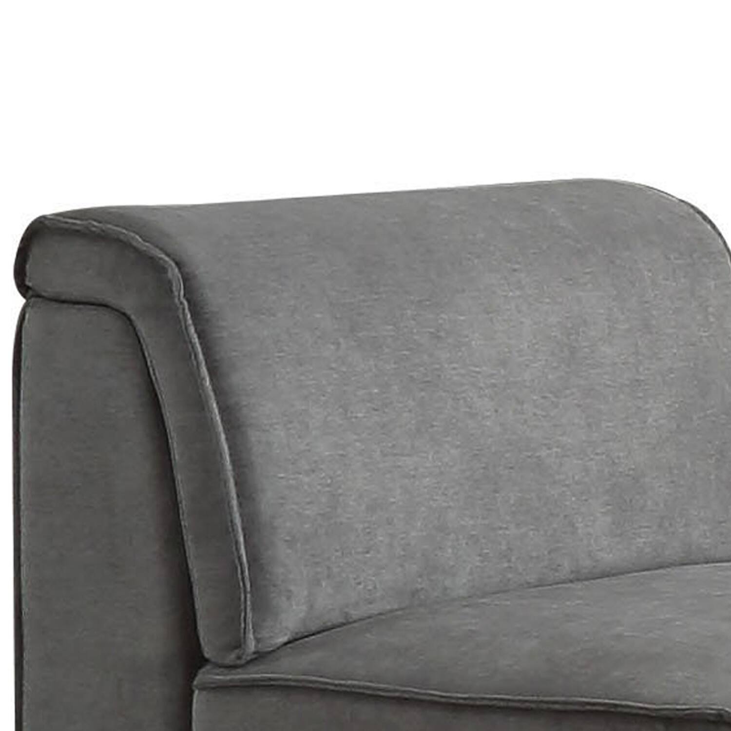 Alt View 1. Manhattan Lane - Bois Armless Chair (Reversible) - Gray.