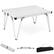 Alt View 17. Costway - Folding Camping Table w/ Storage Bag and Waterproof Desktop Aluminum Structure - Silver.