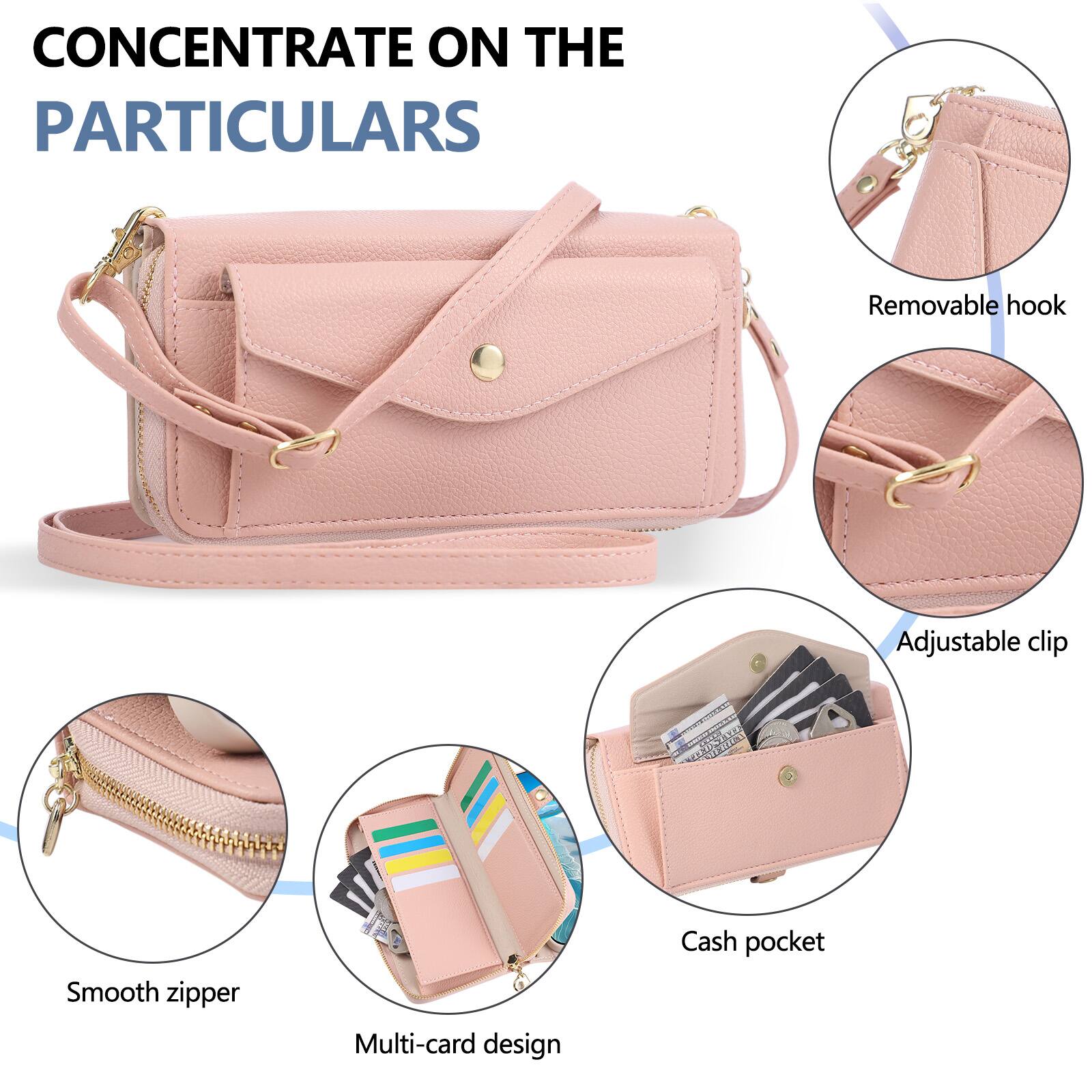 CONCENTRATE ON THE PARTICULARS

- Removable hook
- Adjustable clip
- Smooth zipper
- Multi-card design
- Cash pocket