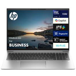 HP - Refurbished Excellent - EliteBook 860 Laptop 16.0 WUXGA Display (Ultra 7 155U, 16GB, 512GB SSD, Intel Graphics, Win 11 Pro) - Pike Silver