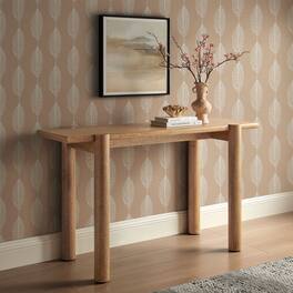 Taschen Console Table by Modway - Weathered Oak