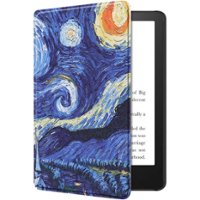 SaharaCase - Folio Case for Amazon Kindle Paperwhite (11th Generation - 2021-2023 release) - Blue/White - Left_Zoom