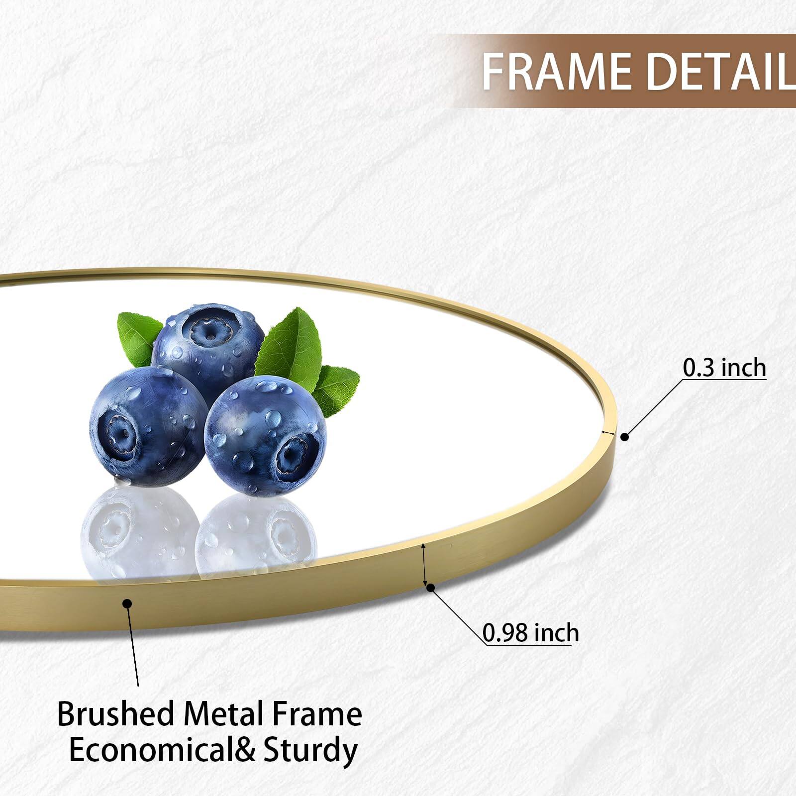 FRAME DETAIL

0.3 inch  
0.98 inch

Brushed Metal Frame  
Economical & Sturdy