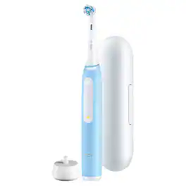 Oral-B - iO Series 4 Rechargeable Electric Toothbrush w/Brush Head - Icy Blue