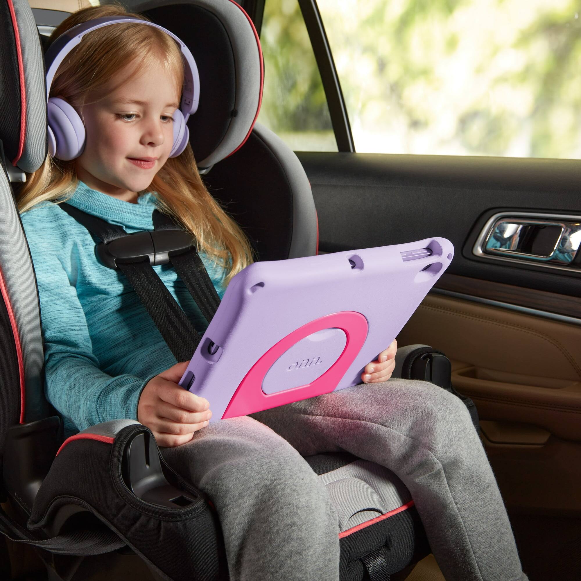 Left. Onn - 8 inch Kids tablet with Android ,1280 x 800 Resolution, 32GB - Purple - Purple.