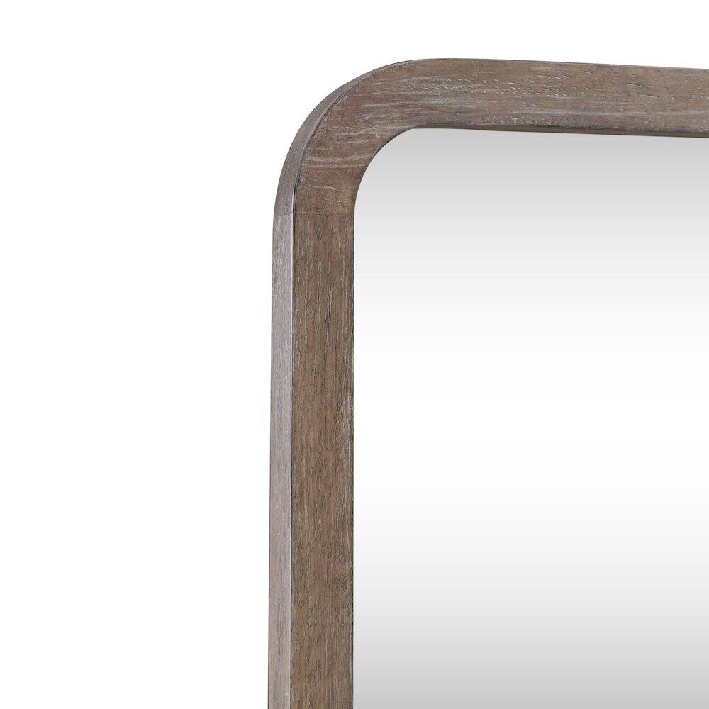 Alt View 1. Liberty Furniture Industries - South Bend Landscape Mirror Contemporary Wood Framed 42" x 36" - Burnished Clay - Burnished Clay.