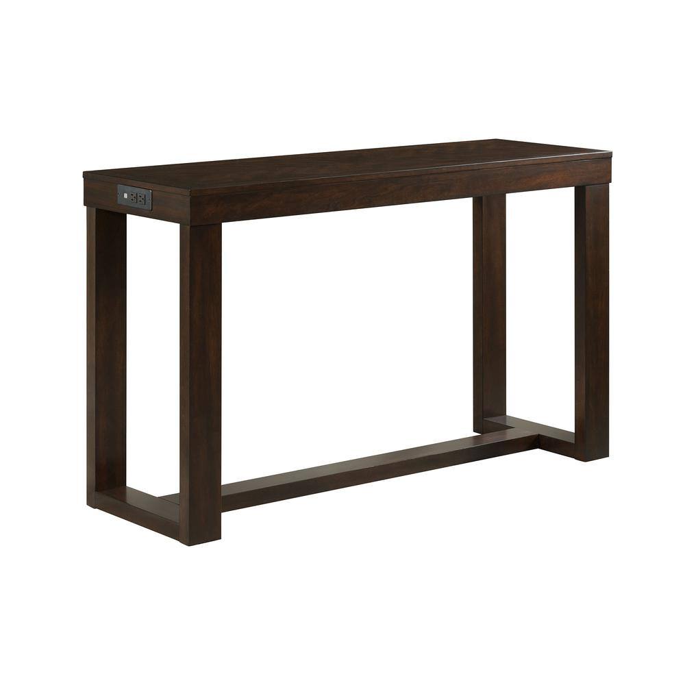 Alt View 2. Picket House Furnishings - Drew Multipurpose Bar Table Set - Dark Walnut.