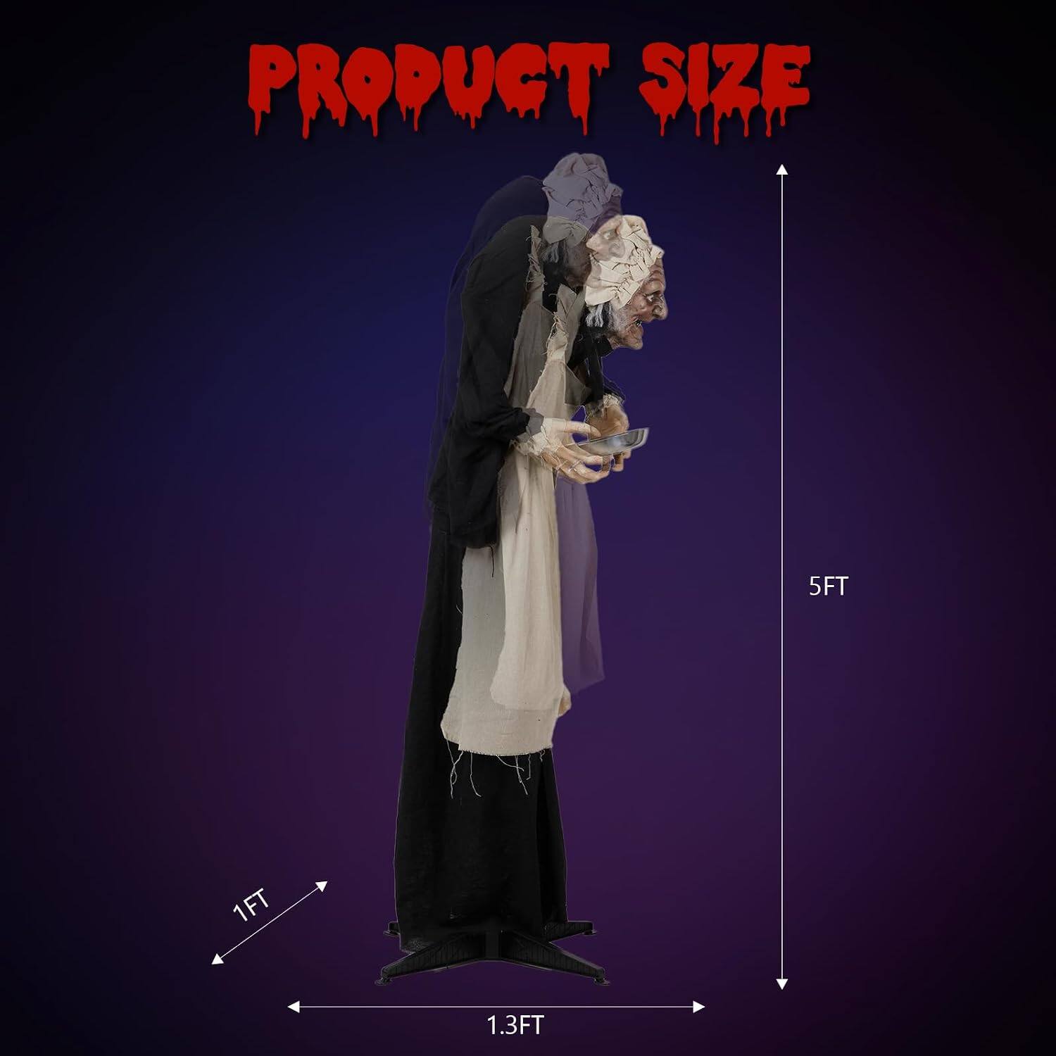 PRODUCT SIZE  
5FT 1FT 1.3FT