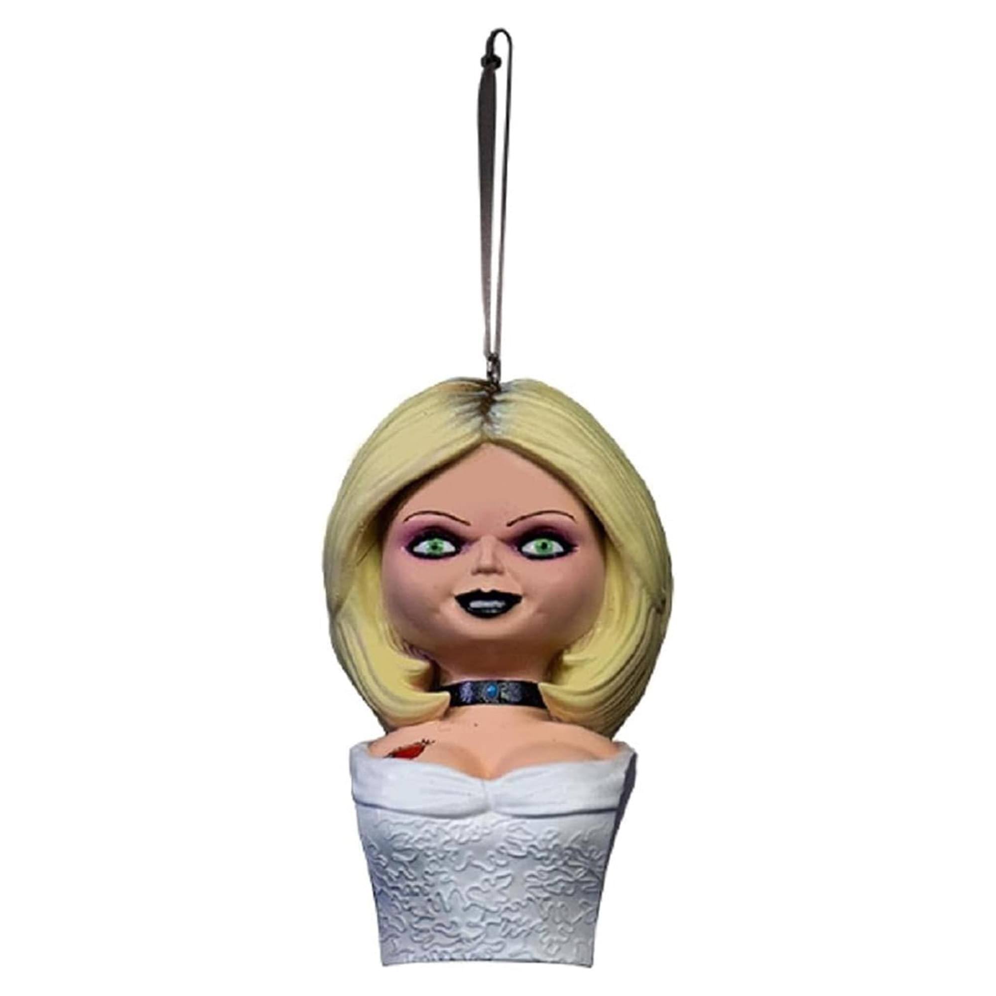 Front. Trick or Treat Studios - Childs Play Seed of Chucky Holiday Horrors Ornament | Tiffany Bust - White.