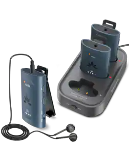 Venucast - AuraClip - Auracast Receiver Set (3-Pack) with 3.5mm AUX Output
