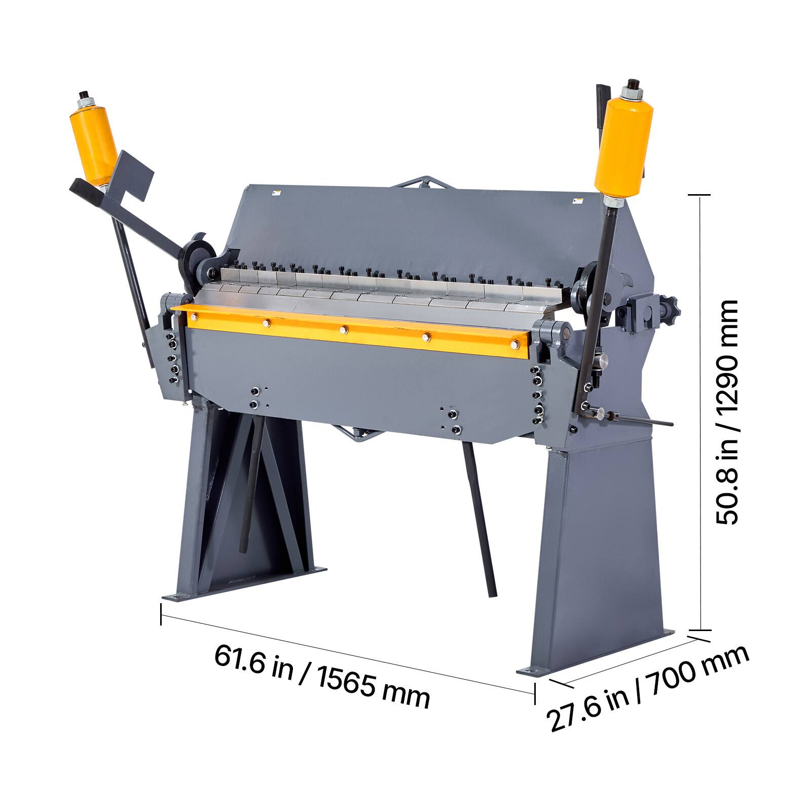 mm 1290 / in 50.8  
61.6 in / 1565 mm  
27.6 in / 700 mm