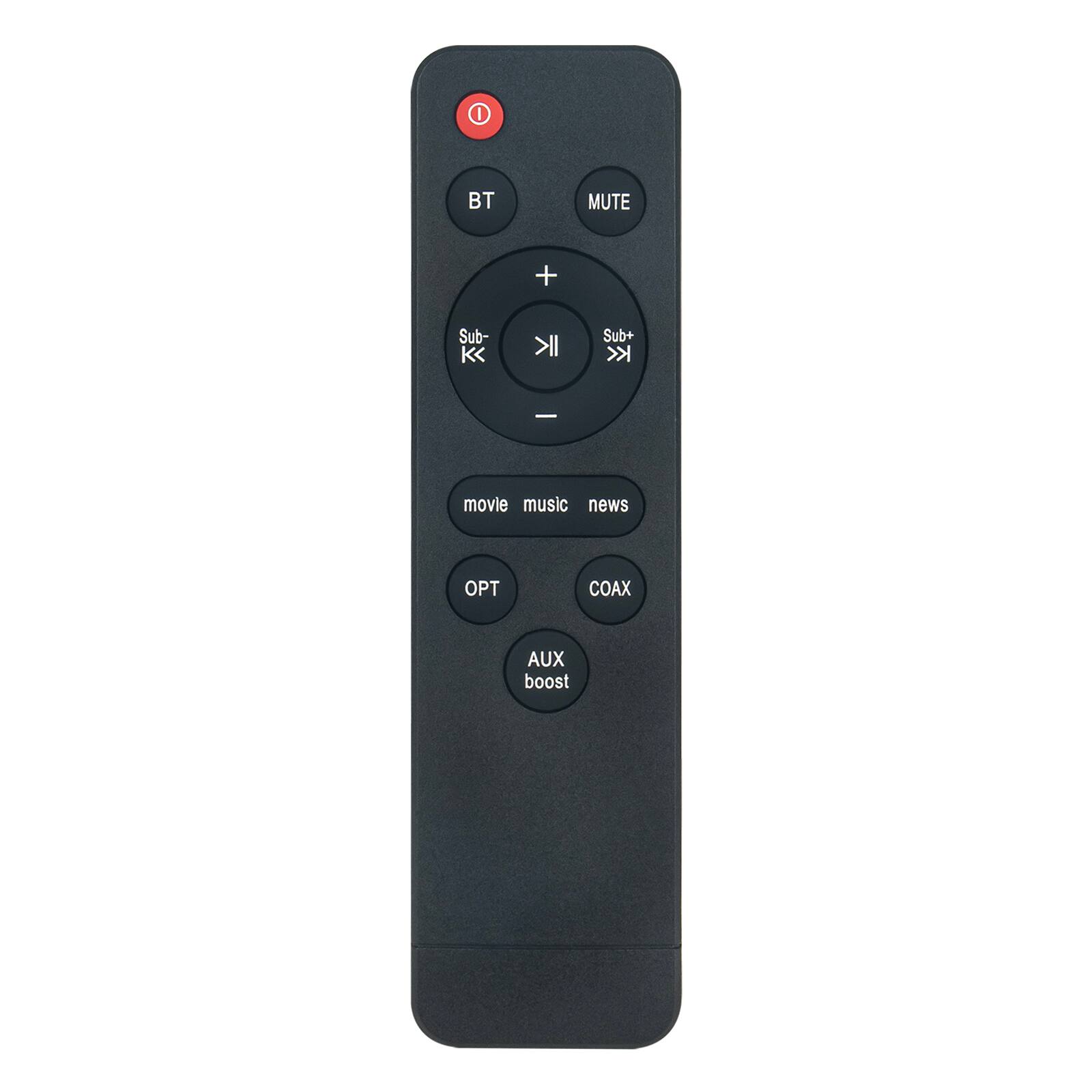 BT MUTE + Sub- K< IK Sub+ K< - movie music news OPT COAX AUX boost