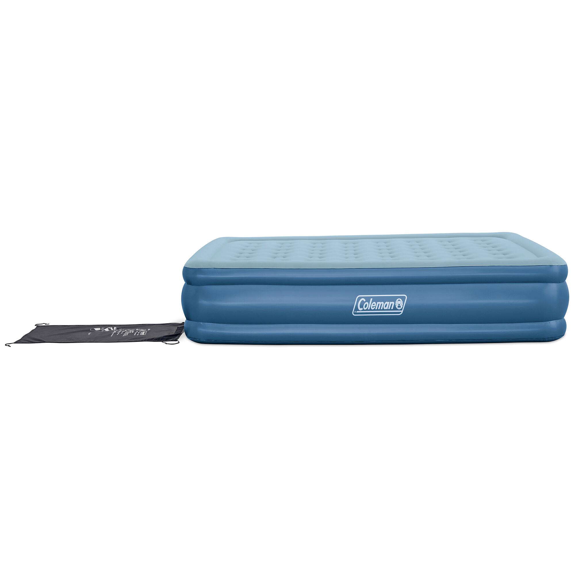 Alt View 2. Bestway - Coleman: 16" SupportRest Plus - Queen & Pump - Blue.