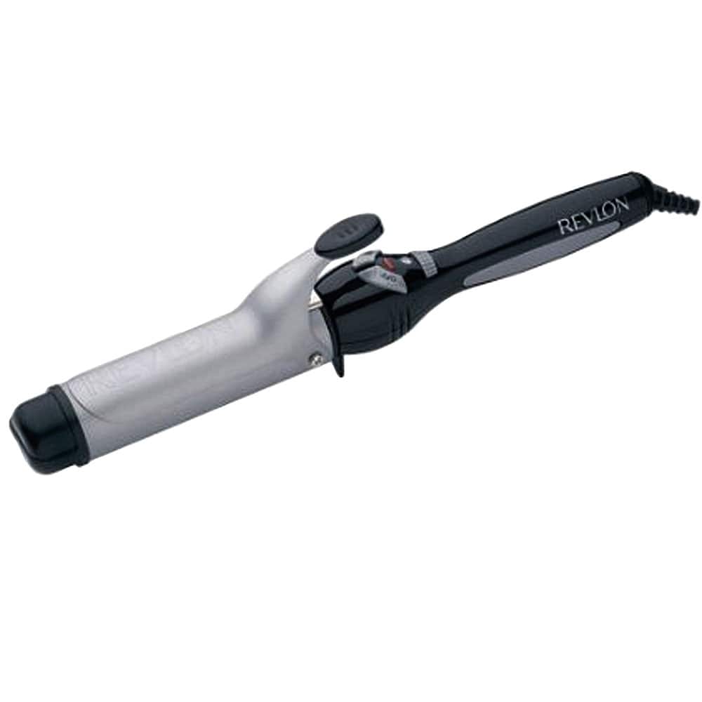 "Revlon - Perfect Heat 1"" Triple Ceramic Curling Iron, Black - White with Black Handle" price history on PriceWatchPro