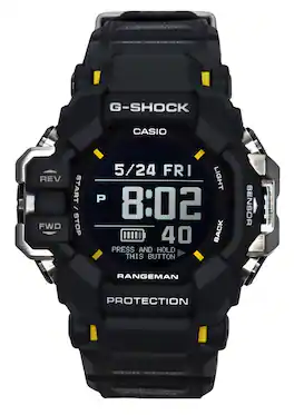 Casio - G-Shock Master Of G-Land Rangeman Digital Bio-Based Resin Strap Solar GPR-H1000-1 200M Men's Watch - Black