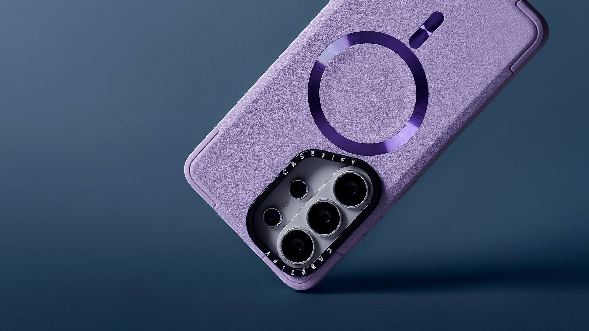 Left. CASETiFY - Force Case by CASETiFY for Samsung Galaxy S26 Ultra Devices - Lilac.