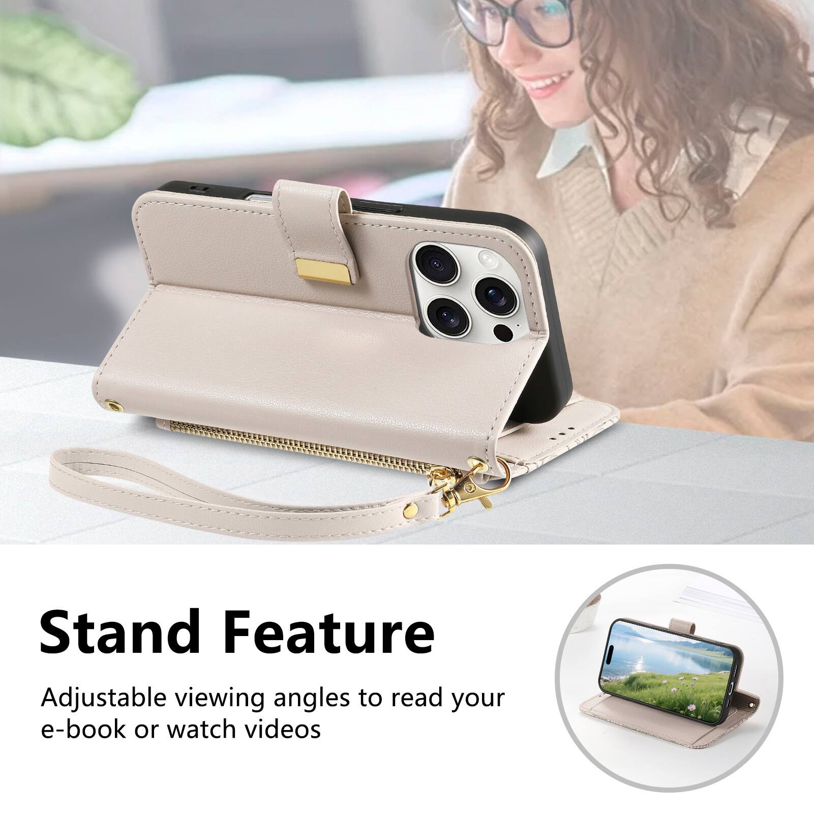 Stand Feature

Adjustable viewing angles to read your e-book or watch videos