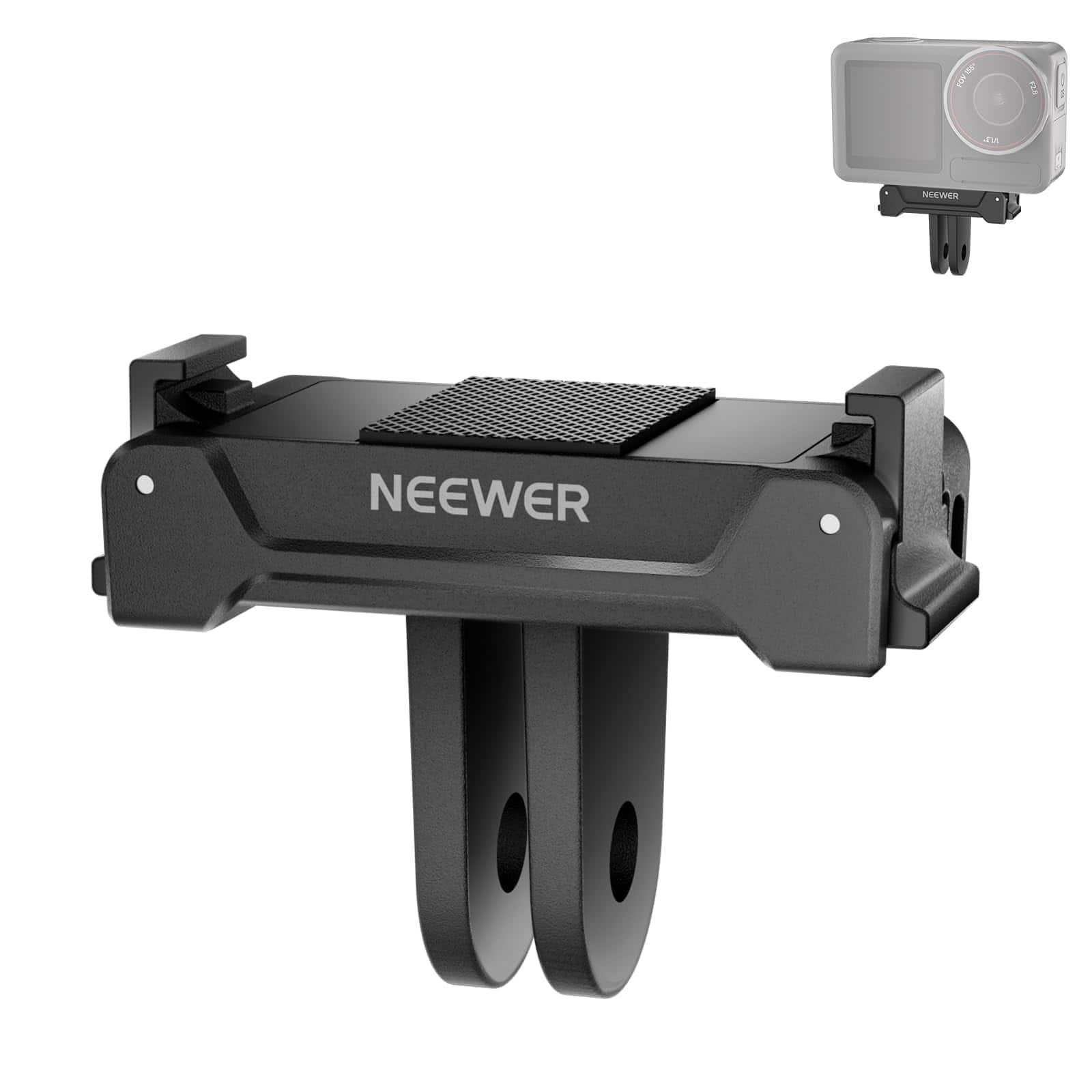 Neewer - Magnetic Mount Adapter for DJI Action 5 Pro/4/3, Quick Release, 2-Prong, GP-73