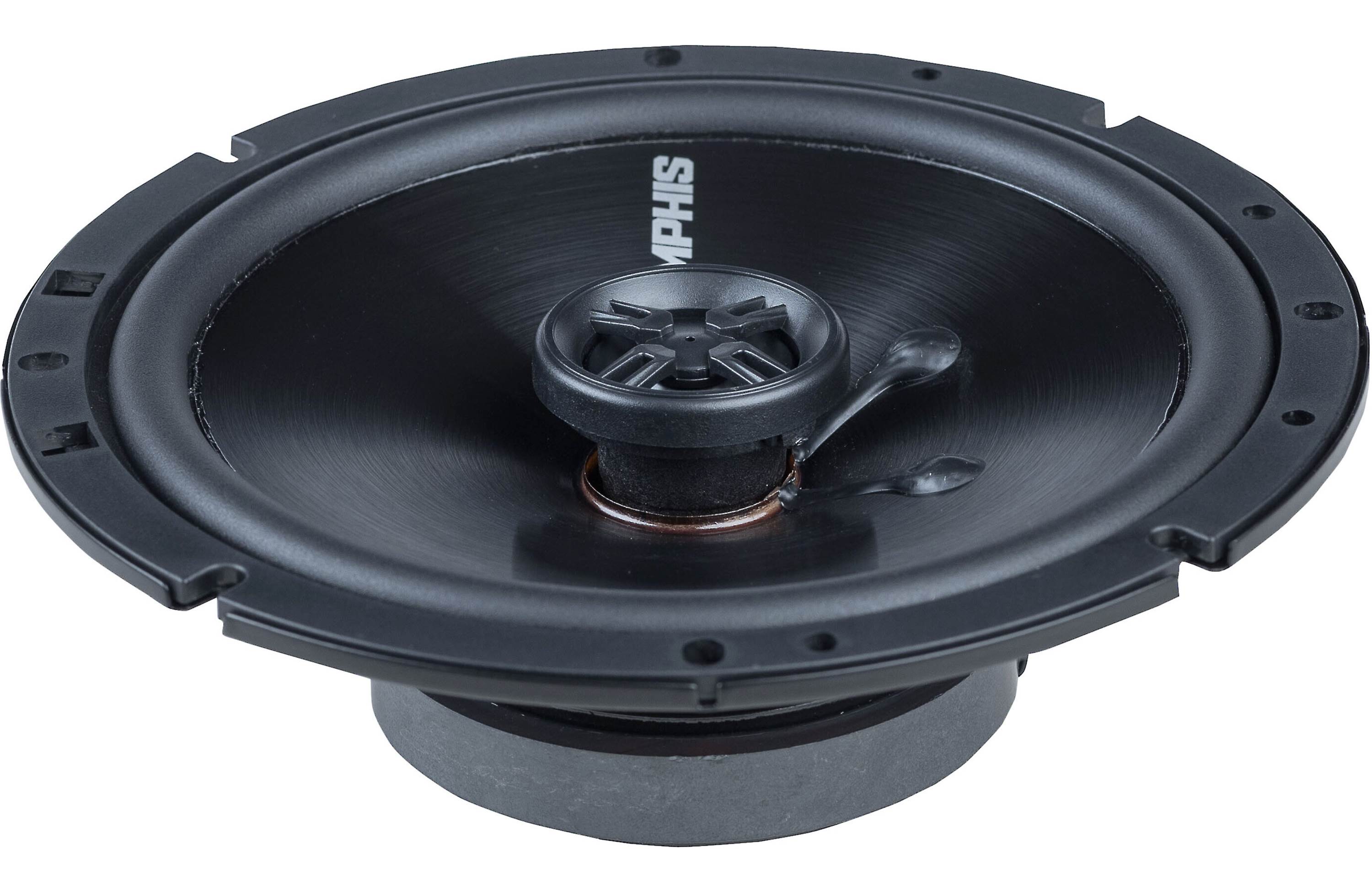 Alt View 2. Memphis Car Audio - Memphis Audio SRX60V Street Reference Series 6.5" Oversize Speakers - Pair - Black/Gray.