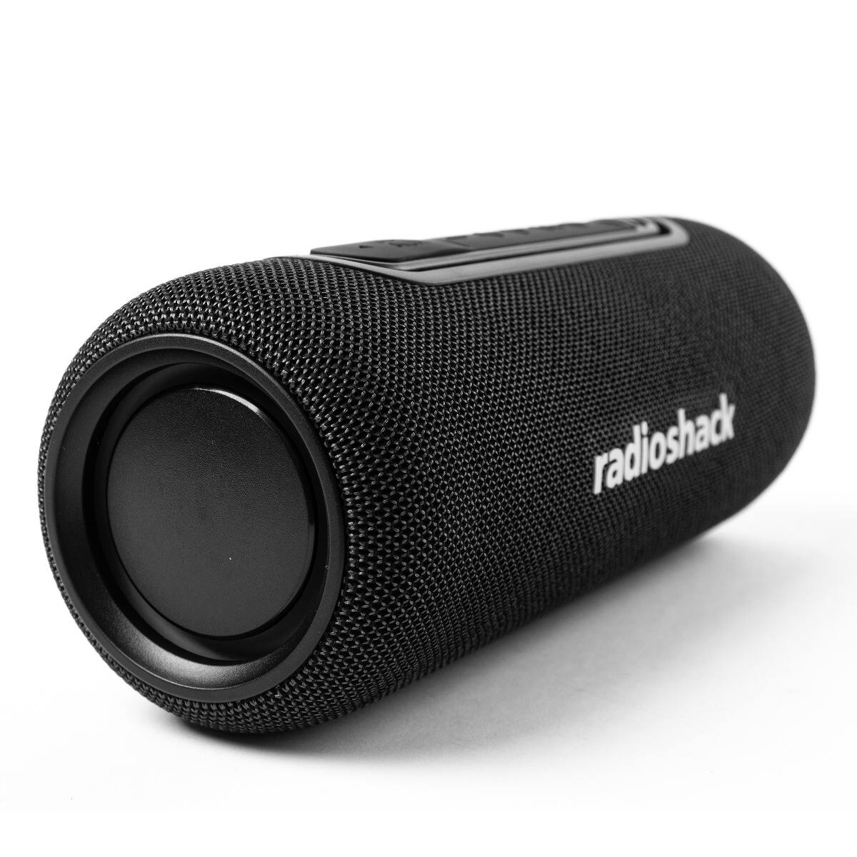 Left. RadioShack - Bluetooth Mini Speaker with RGB Lights and FM 4001769 Black - Black.