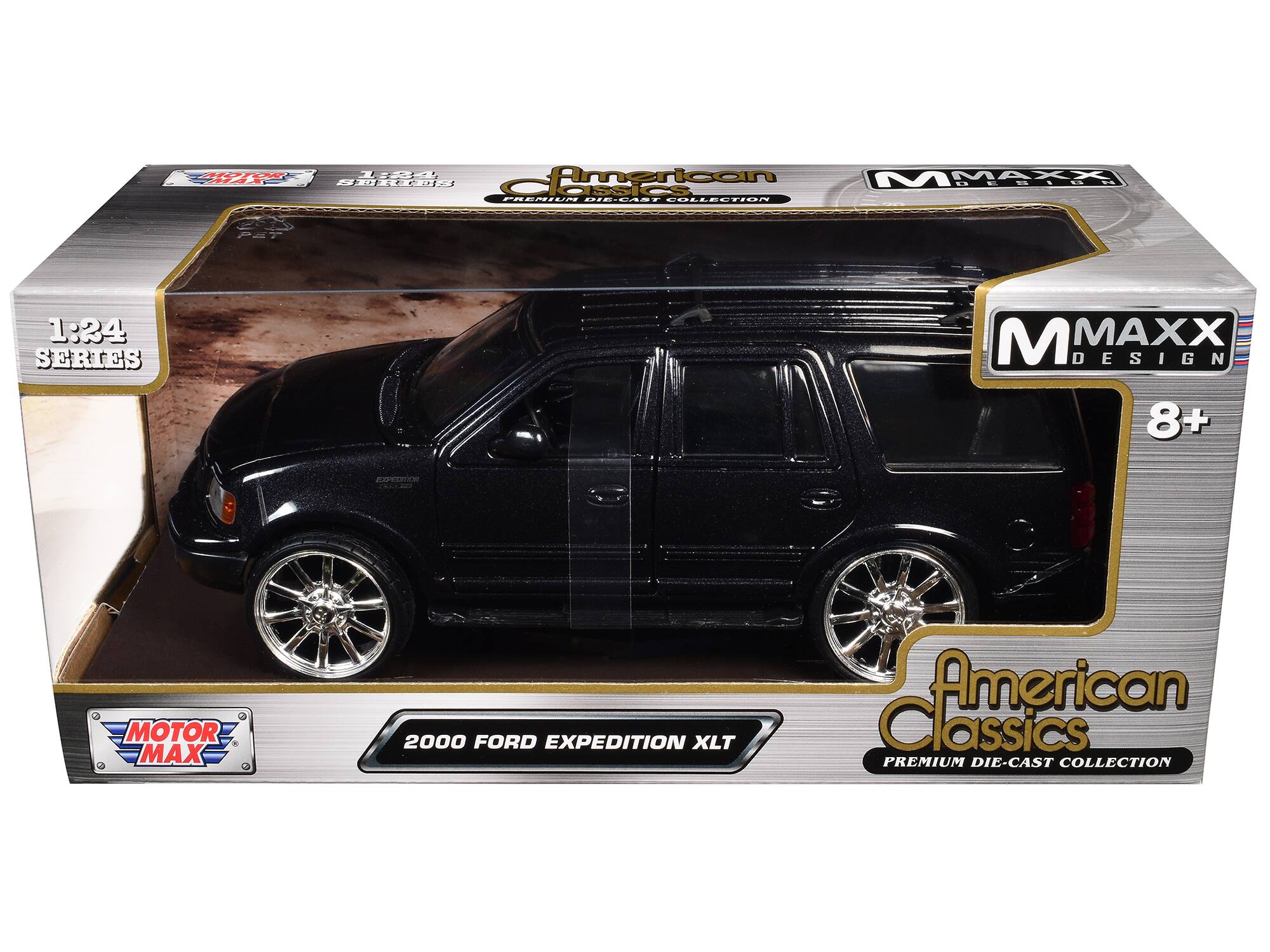 "2000 Ford Expedition XLT Black Metallic ""Maxx Design"" ""American Classics"" Series 1/24 Diecast Model Car by Motormax" price history on PriceWatchPro